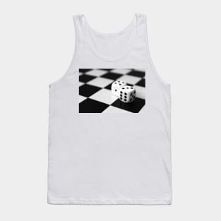 B&W two dice Tank Top